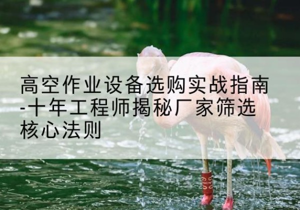 普兰店剪叉式升降机厂家-高空作业设备选购实战指南-十年工程师揭秘厂家筛选核心法则